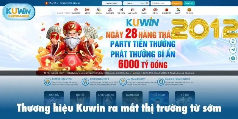 Thương hiệu Kuwin ra mắt thị trường từ sớm